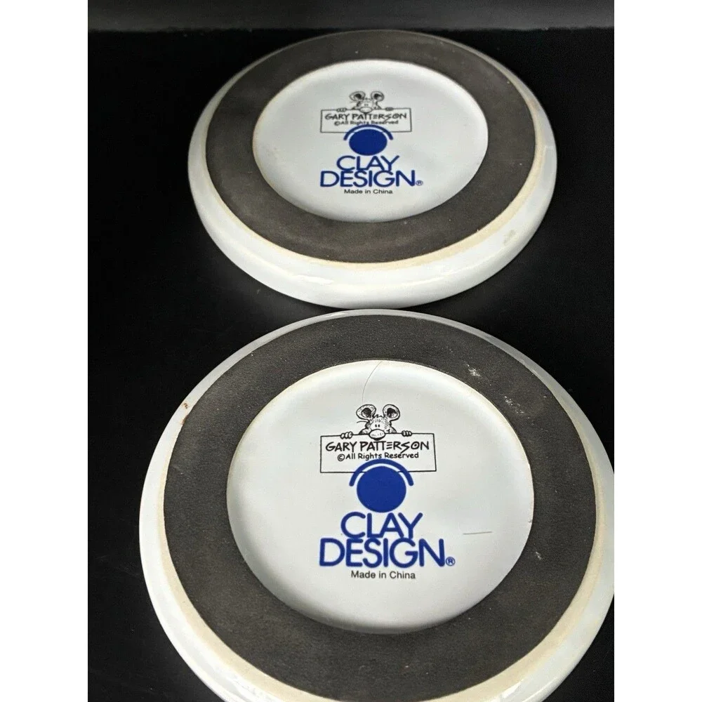 Gary Patterson 2 Dog Lovers Coaster by Clay Design